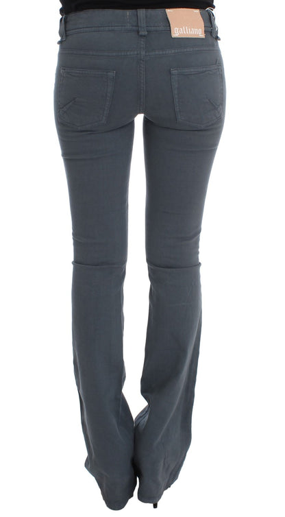 John Galliano Elegant Slim Fit Bootcut Jeans John Galliano