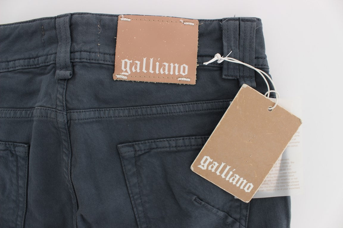 John Galliano Elegant Slim Fit Bootcut Jeans John Galliano