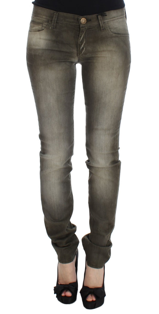 Ermanno Scervino Chic Gray Slim Fit Italian Denim Ermanno Scervino