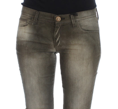 Ermanno Scervino Chic Gray Slim Fit Italian Denim Ermanno Scervino