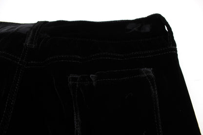 Ermanno Scervino Elegant Black Slim Fit Trousers Ermanno Scervino