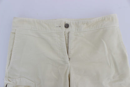 Ermanno Scervino Beige Capri Cropped Chic Pants Ermanno Scervino