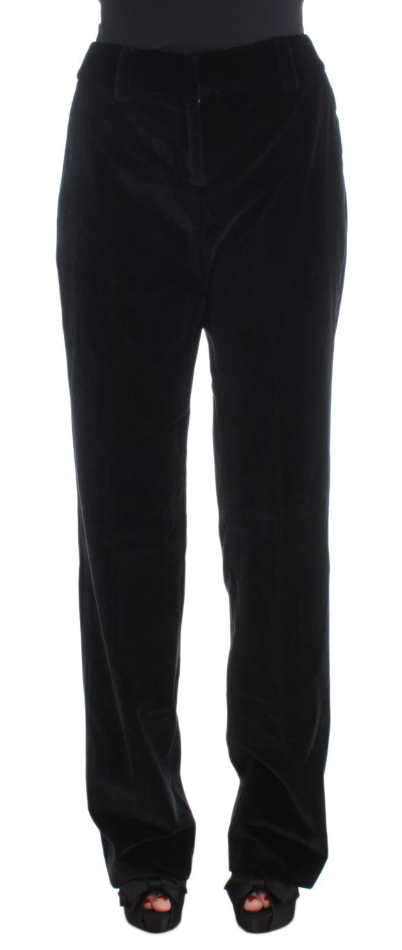 Ermanno Scervino Elegant Black Straight Fit Jeans Ermanno Scervino