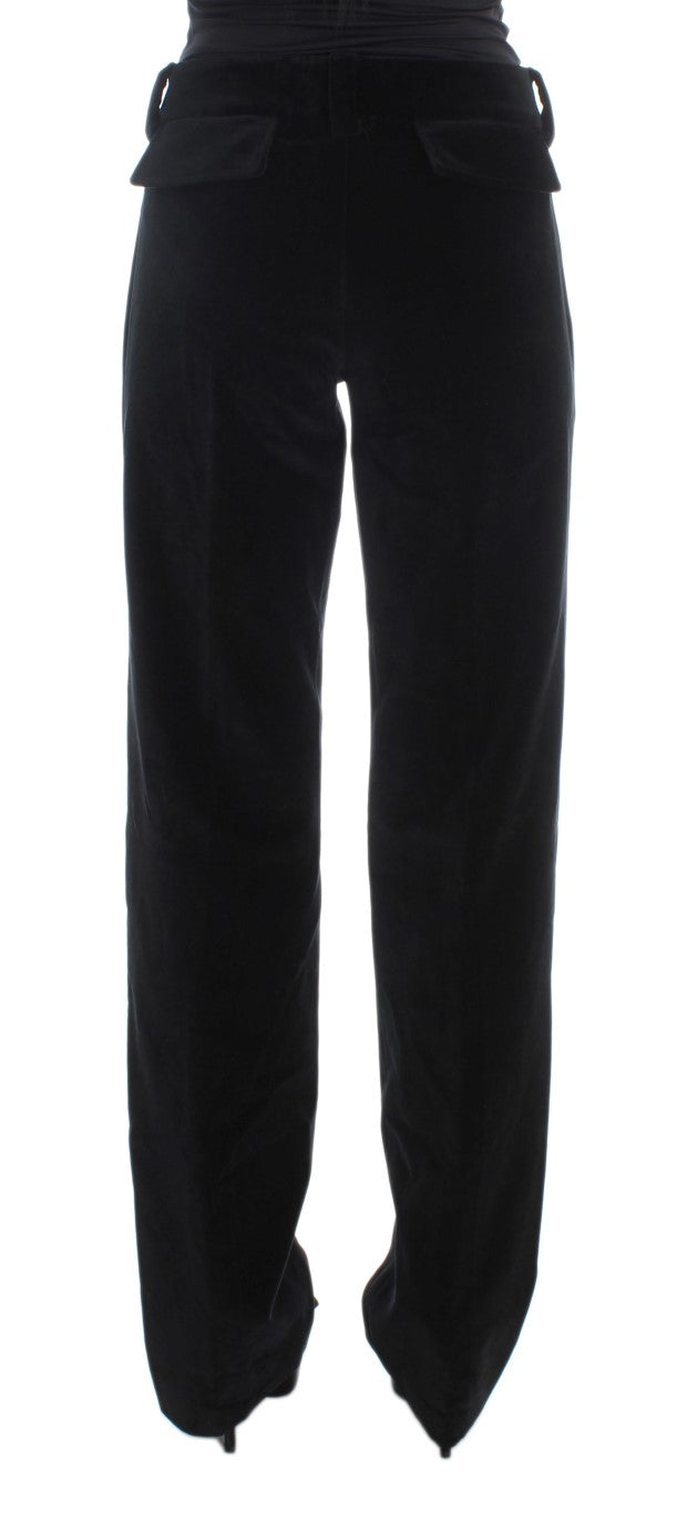 Ermanno Scervino Elegant Black Straight Fit Jeans Ermanno Scervino