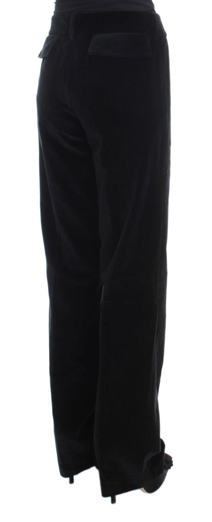 Ermanno Scervino Elegant Black Straight Fit Jeans Ermanno Scervino