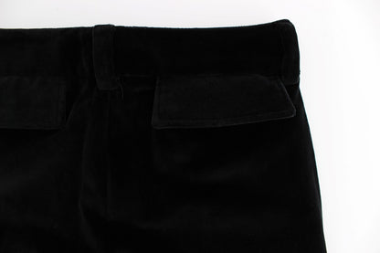 Ermanno Scervino Elegant Black Straight Fit Jeans Ermanno Scervino