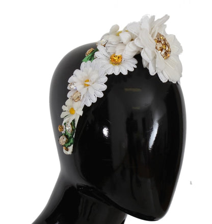 Dolce & Gabbana Sunflower Crystal Luxury Headband Dolce & Gabbana