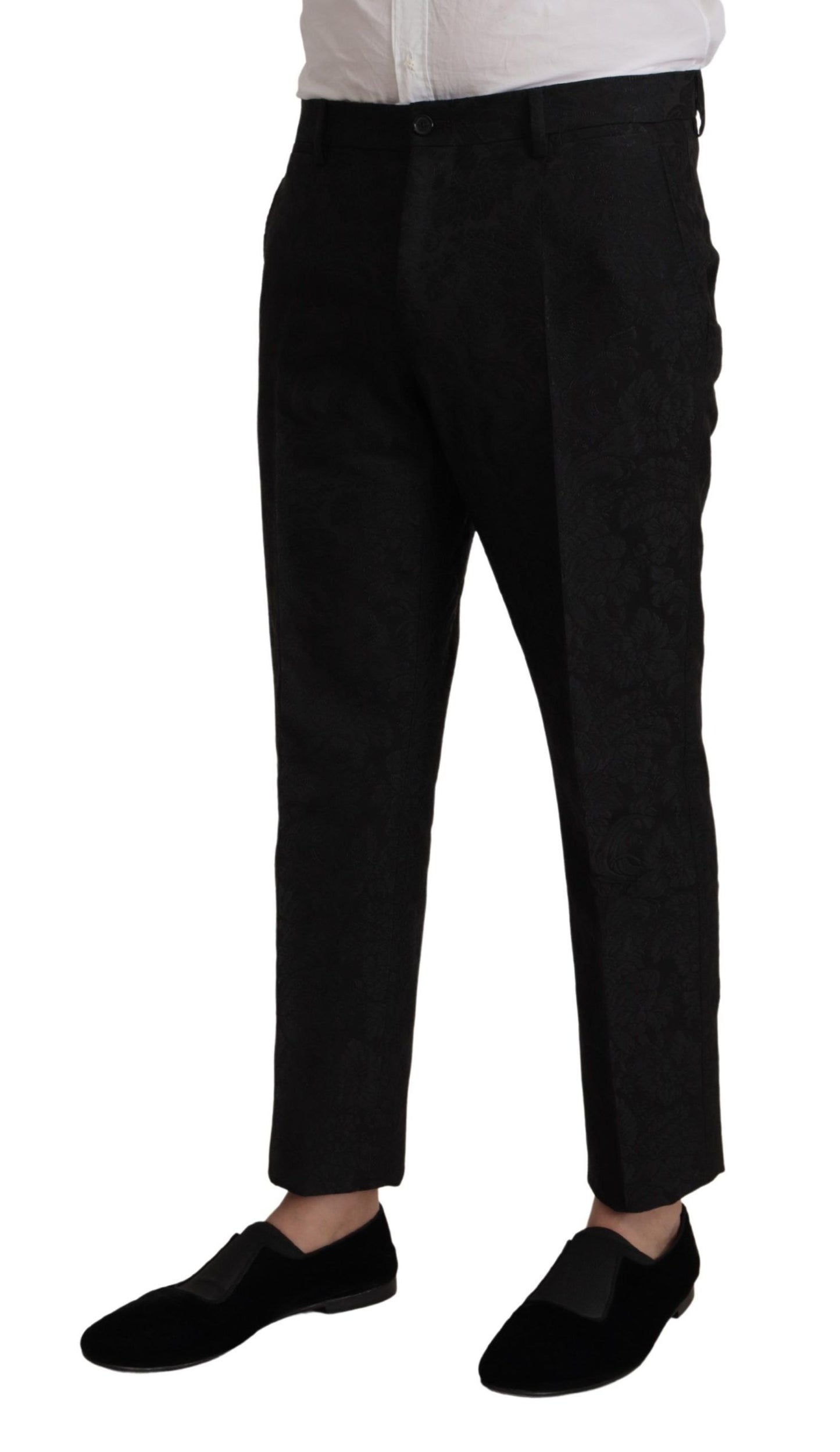 Dolce & Gabbana Elegant Black Two-Piece Martini Suit Dolce & Gabbana