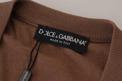 Dolce & Gabbana Elegant Virgin Wool V-Neck Pullover Sweater Dolce & Gabbana