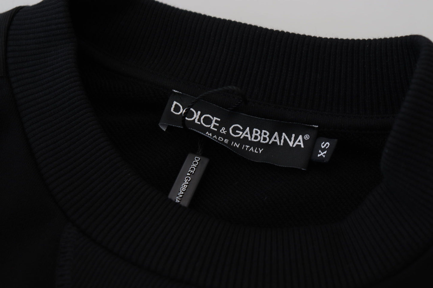 Dolce & Gabbana Elegant Crewneck Cotton Blend Sweater Dolce & Gabbana