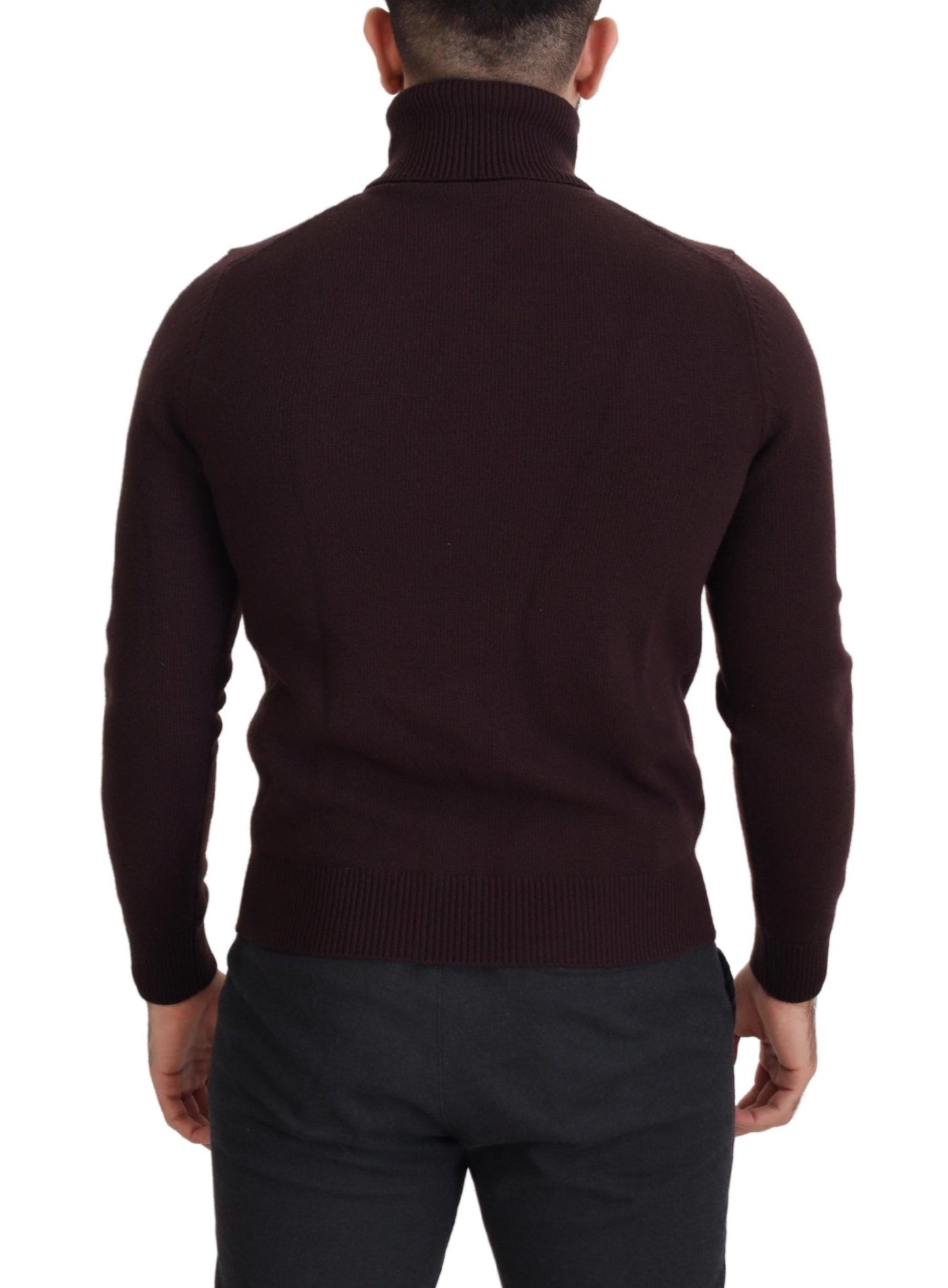 Dolce & Gabbana Elegant Turtleneck Wool Pullover Sweater Dolce & Gabbana