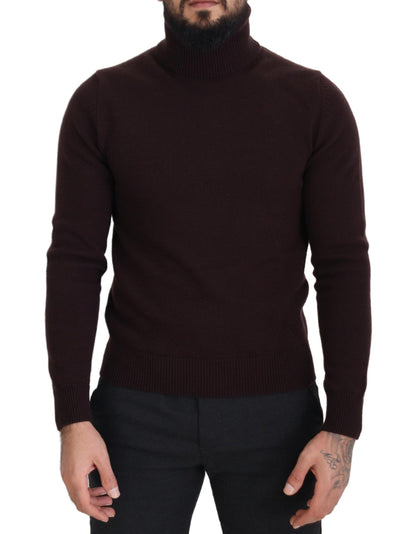 Dolce & Gabbana Elegant Turtleneck Wool Pullover Sweater Dolce & Gabbana