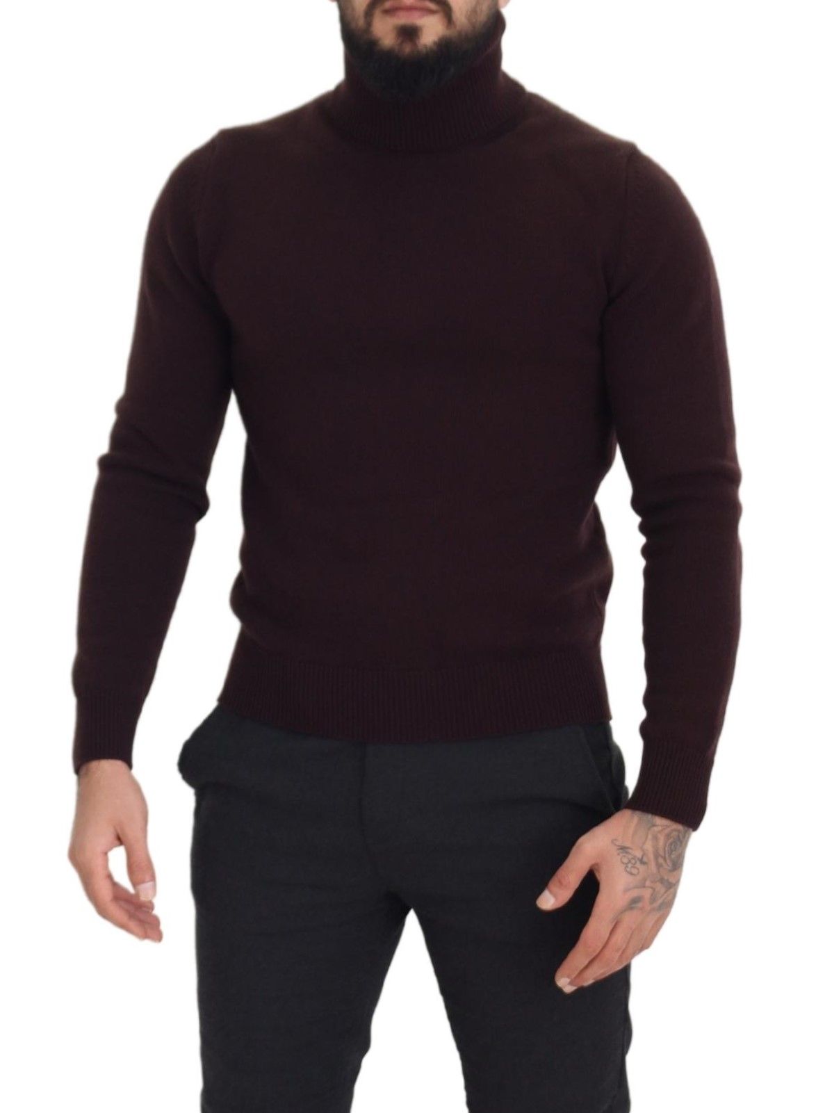 Dolce & Gabbana Elegant Turtleneck Wool Pullover Sweater Dolce & Gabbana