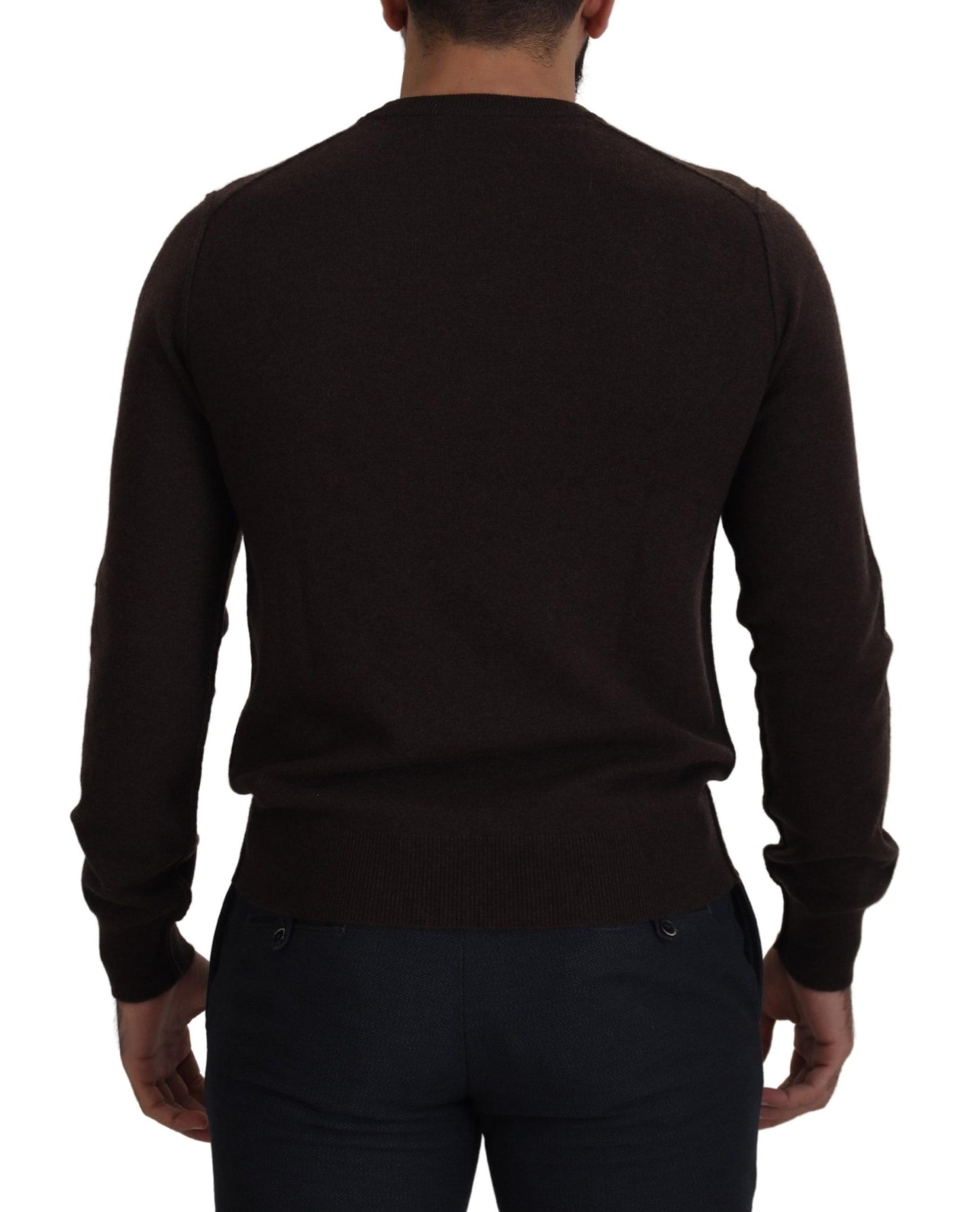 Dolce & Gabbana Elegant Cashmere Crew Neck Sweater Dolce & Gabbana