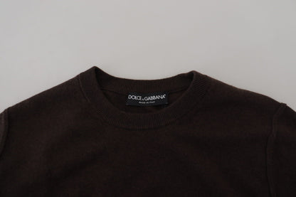 Dolce & Gabbana Elegant Cashmere Crew Neck Sweater Dolce & Gabbana