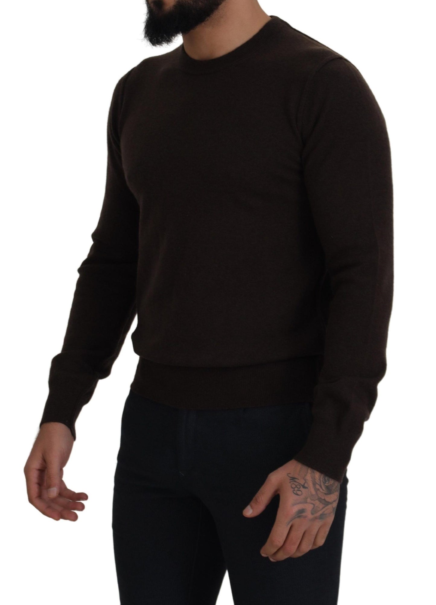 Dolce & Gabbana Elegant Cashmere Crew Neck Sweater Dolce & Gabbana