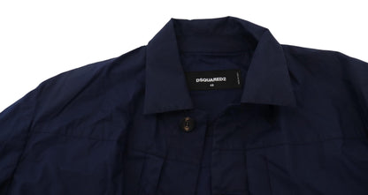 Dsquared² Svelte Dark Blue Cotton Shirt Dsquared²