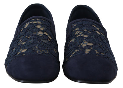 Dolce & Gabbana Elegant Blue Loafers Flats - Summer Chic Dolce & Gabbana