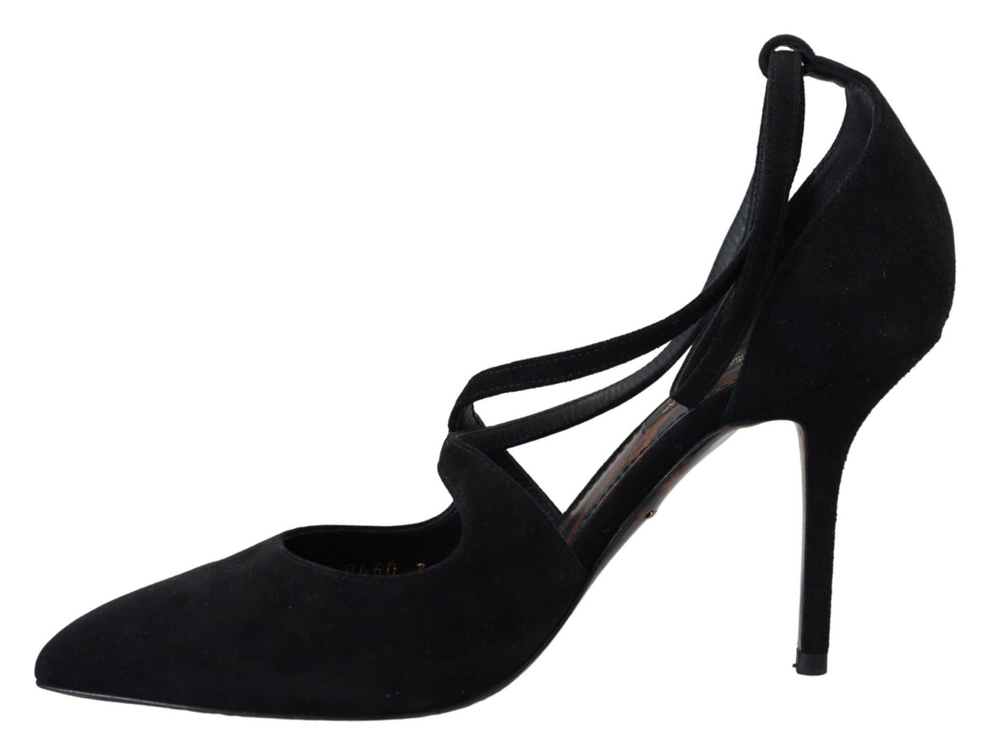 Dolce & Gabbana Elegant Ankle Strap Suede Heels Dolce & Gabbana