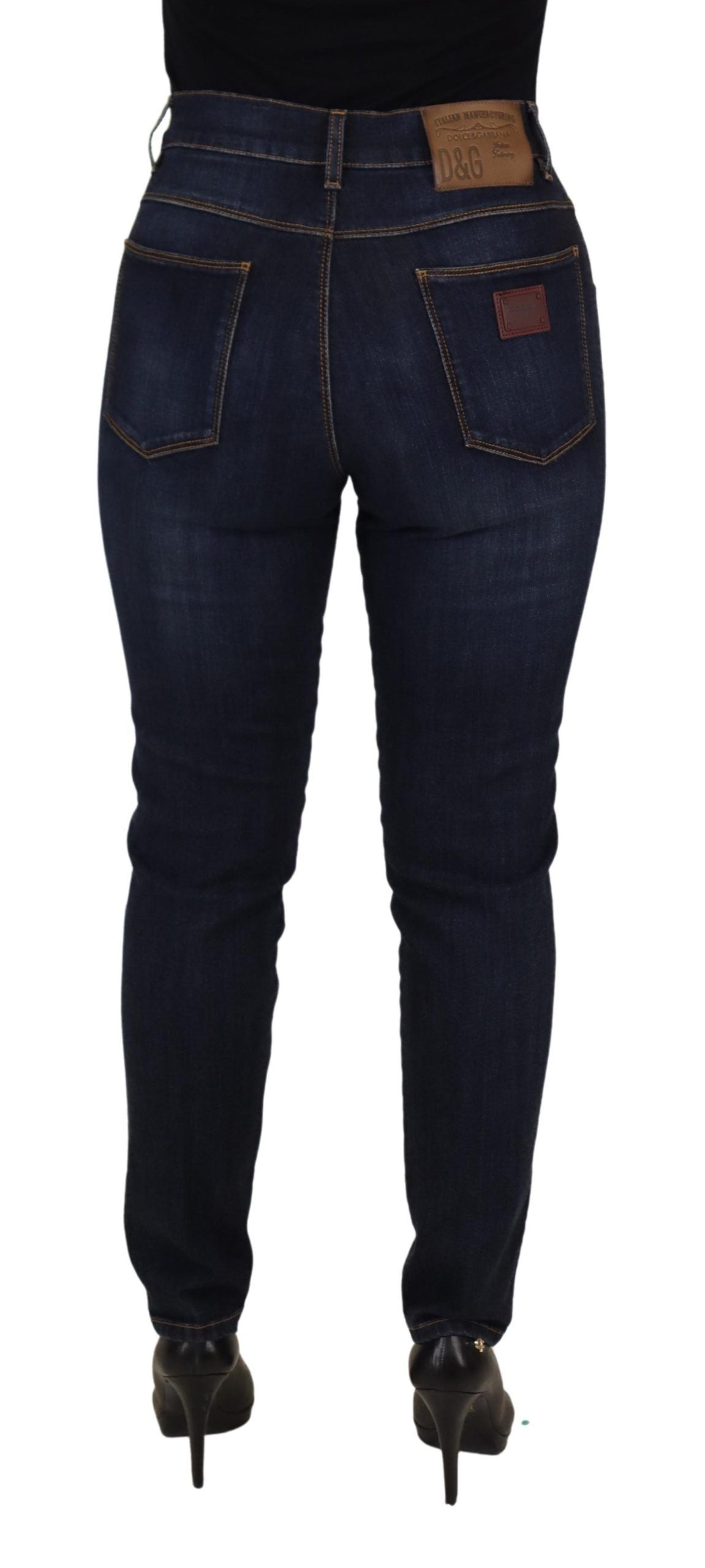 Dolce & Gabbana Elevate Your Denim Game with High Waist Skinny Jeans Dolce & Gabbana