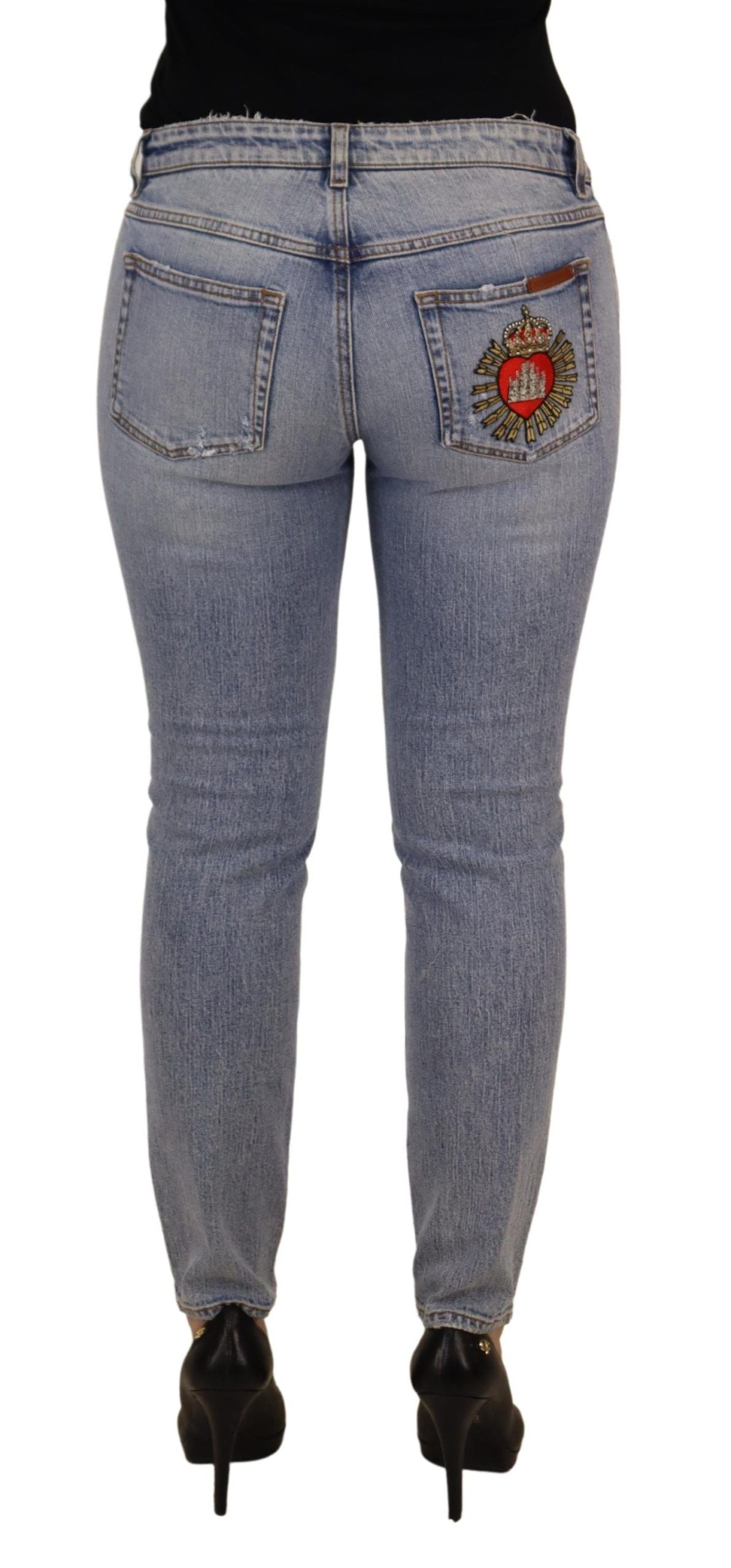 Dolce & Gabbana Elegant Skinny Fit Denim for Sophisticated Style Dolce & Gabbana