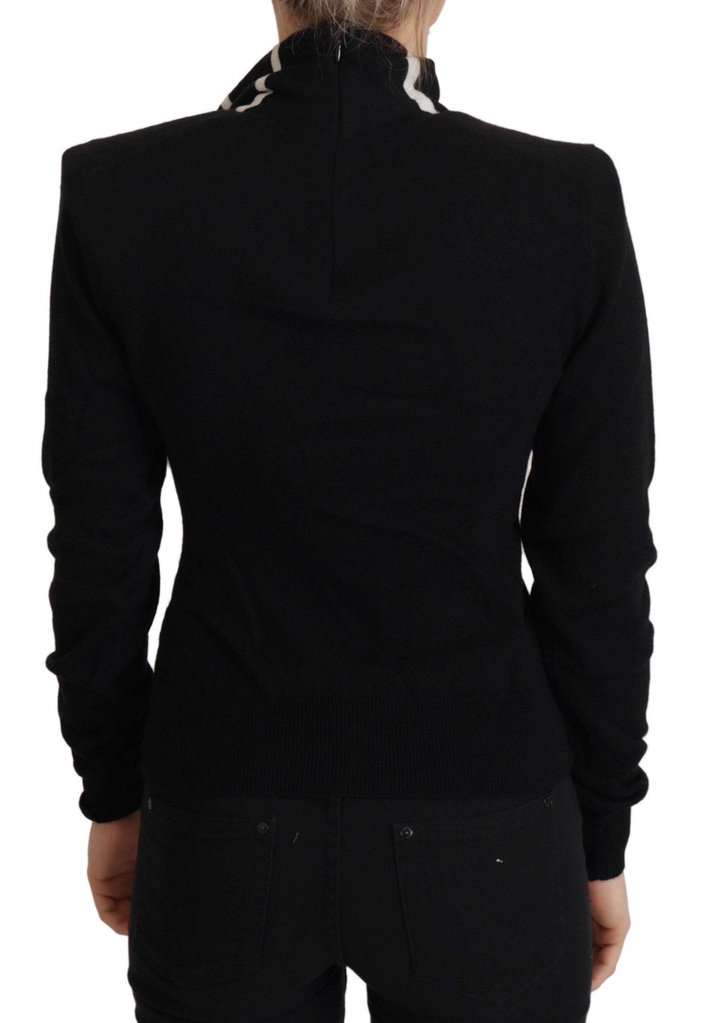 Dolce & Gabbana Elegant Black Cashmere Turtleneck Sweater Dolce & Gabbana