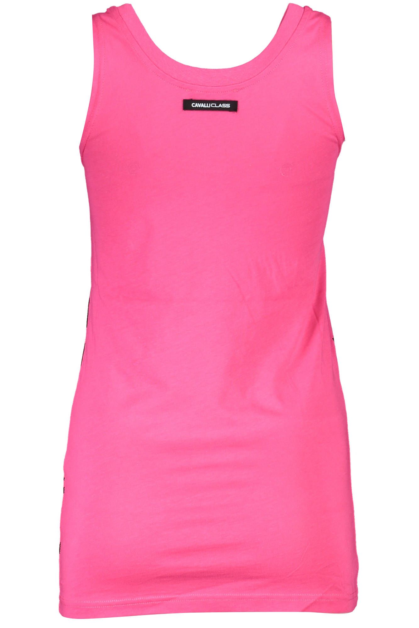 Cavalli Class Elegant Pink Wide-Shoulder Tank Top Cavalli Class