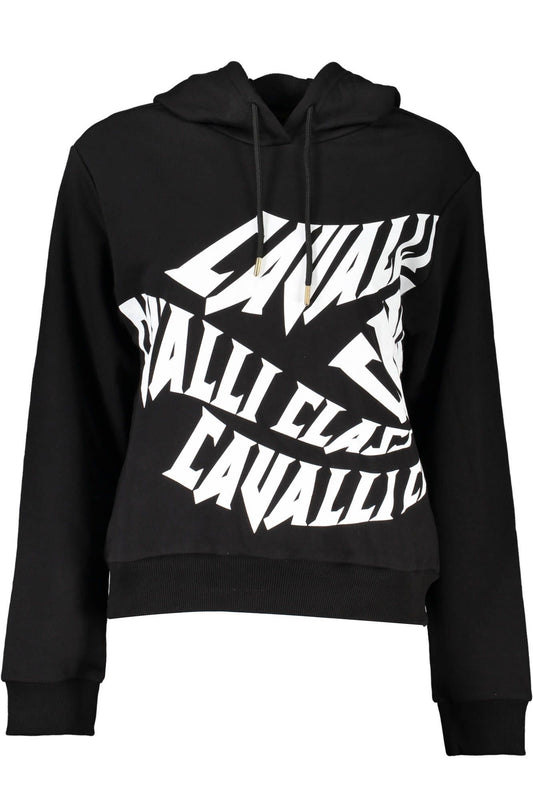 Cavalli Class Elegant Hooded Long-Sleeve Sweater Cavalli Class