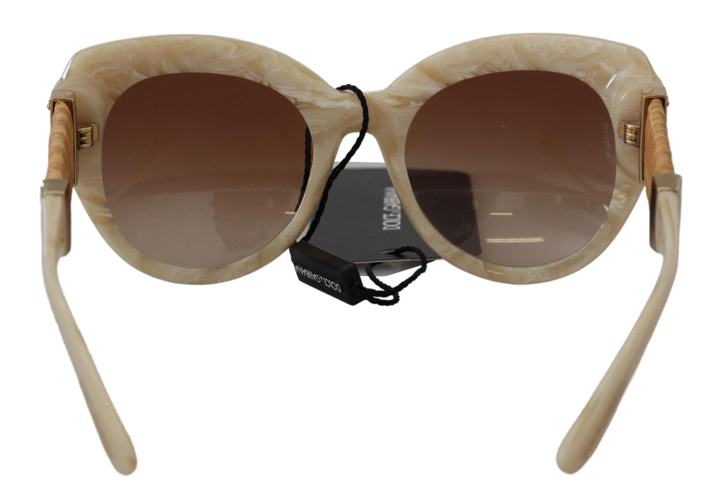 Dolce & Gabbana Beige Chic Acetate Women's Sunglasses Dolce & Gabbana