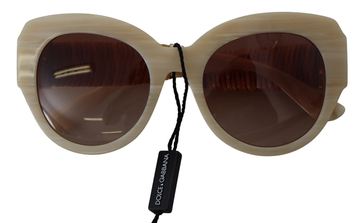 Dolce & Gabbana Beige Chic Acetate Women's Sunglasses Dolce & Gabbana