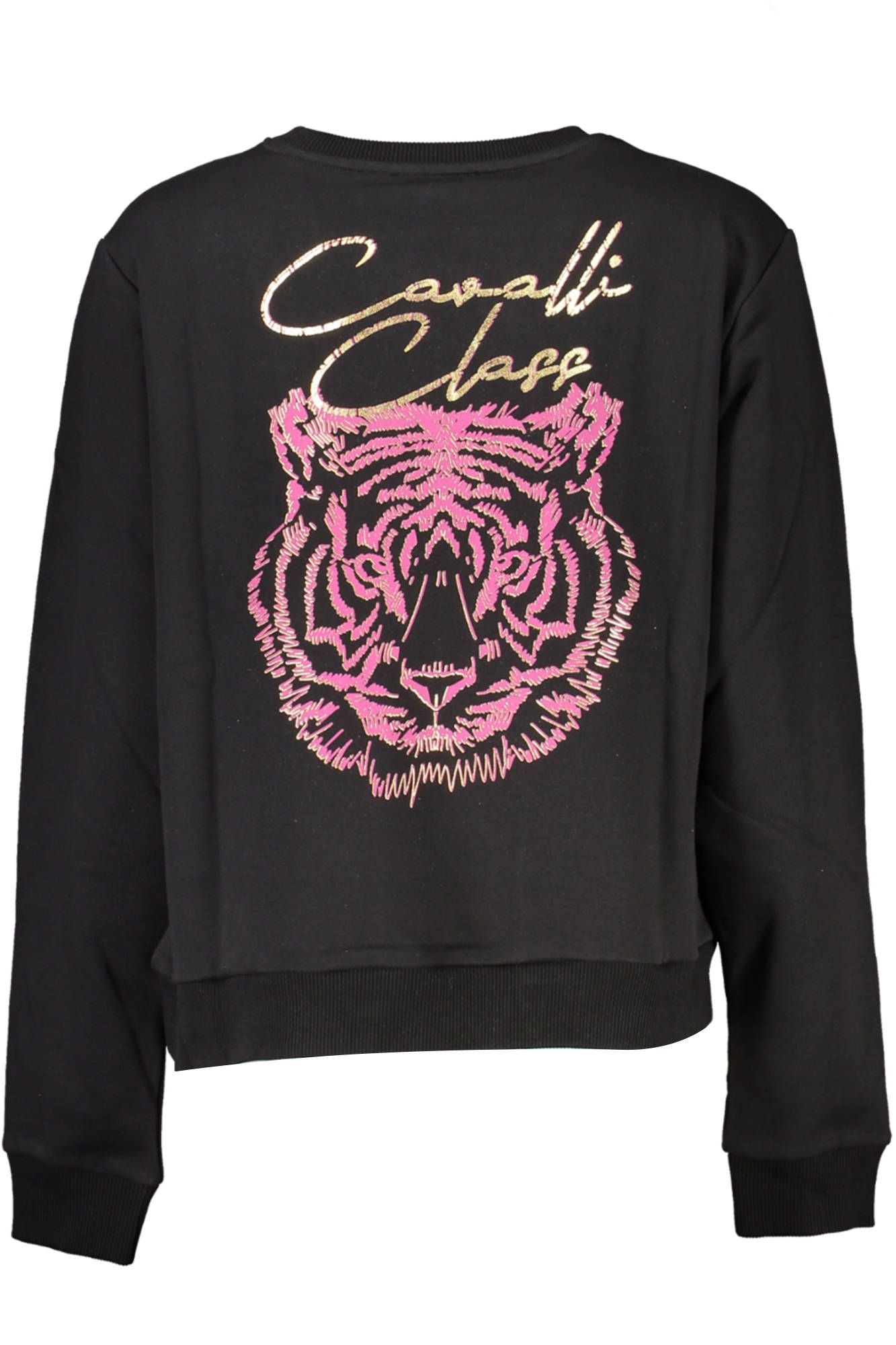 Cavalli Class Elegant Long-Sleeve Printed Sweatshirt Cavalli Class