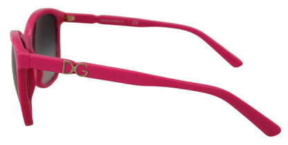 Dolce & Gabbana Elegant Pink Round Sunglasses for Women Dolce & Gabbana