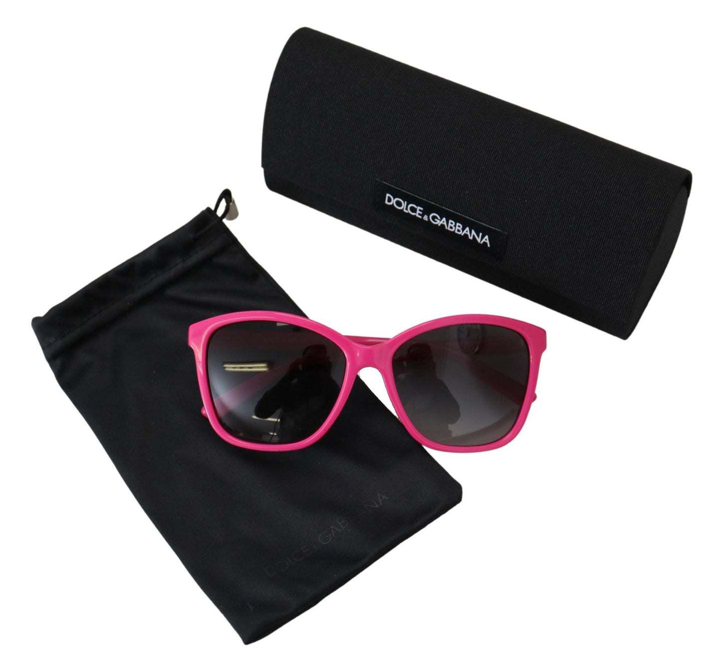 Dolce & Gabbana Elegant Pink Round Sunglasses for Women Dolce & Gabbana