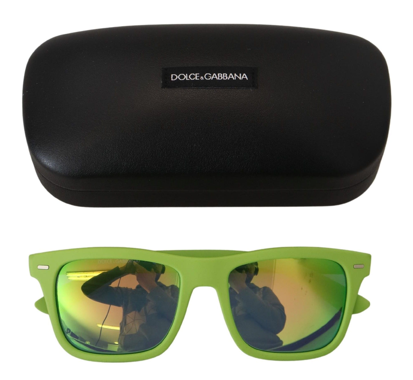 Dolce & Gabbana Acid Green Chic Full Rim Sunglasses Dolce & Gabbana