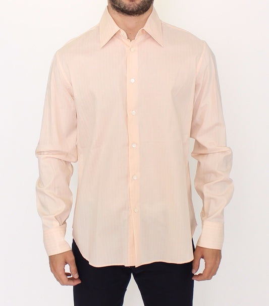 Ermanno Scervino Sunset Hues Striped Cotton Shirt Ermanno Scervino