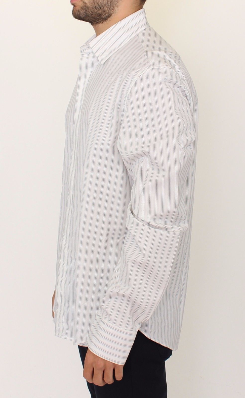 Ermanno Scervino Elegant Striped Cotton Casual Shirt Ermanno Scervino