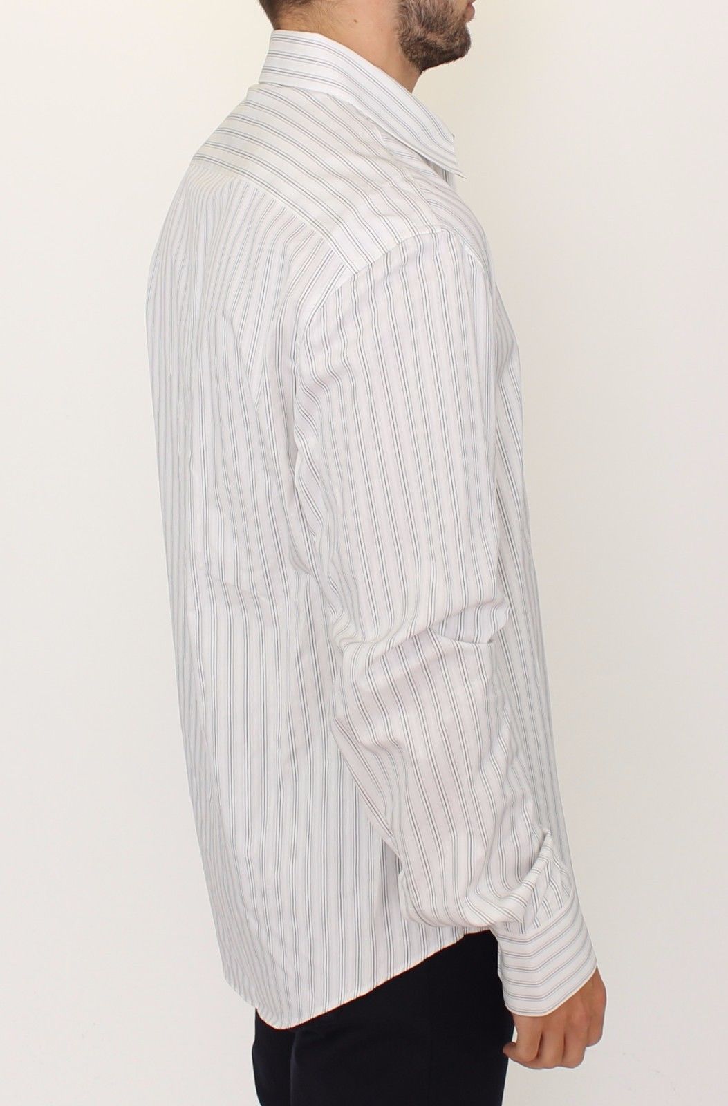 Ermanno Scervino Elegant Striped Cotton Casual Shirt Ermanno Scervino