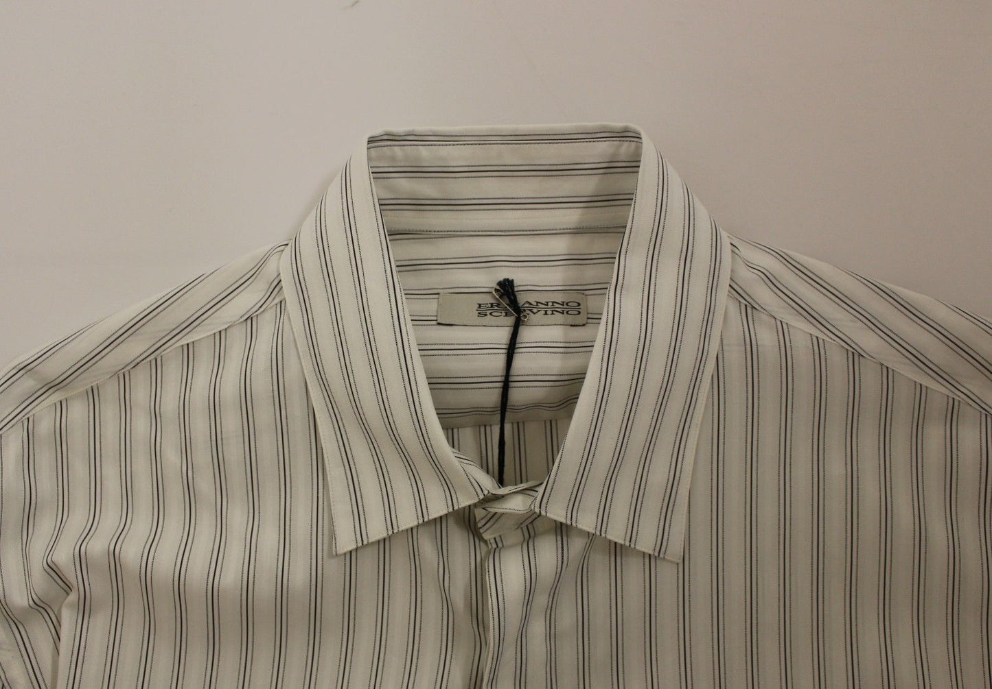 Ermanno Scervino Elegant Striped Cotton Casual Shirt Ermanno Scervino