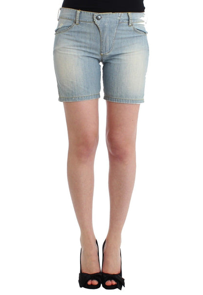 Chic Blue Denim Shorts - Ermanno Scervino Ermanno Scervino