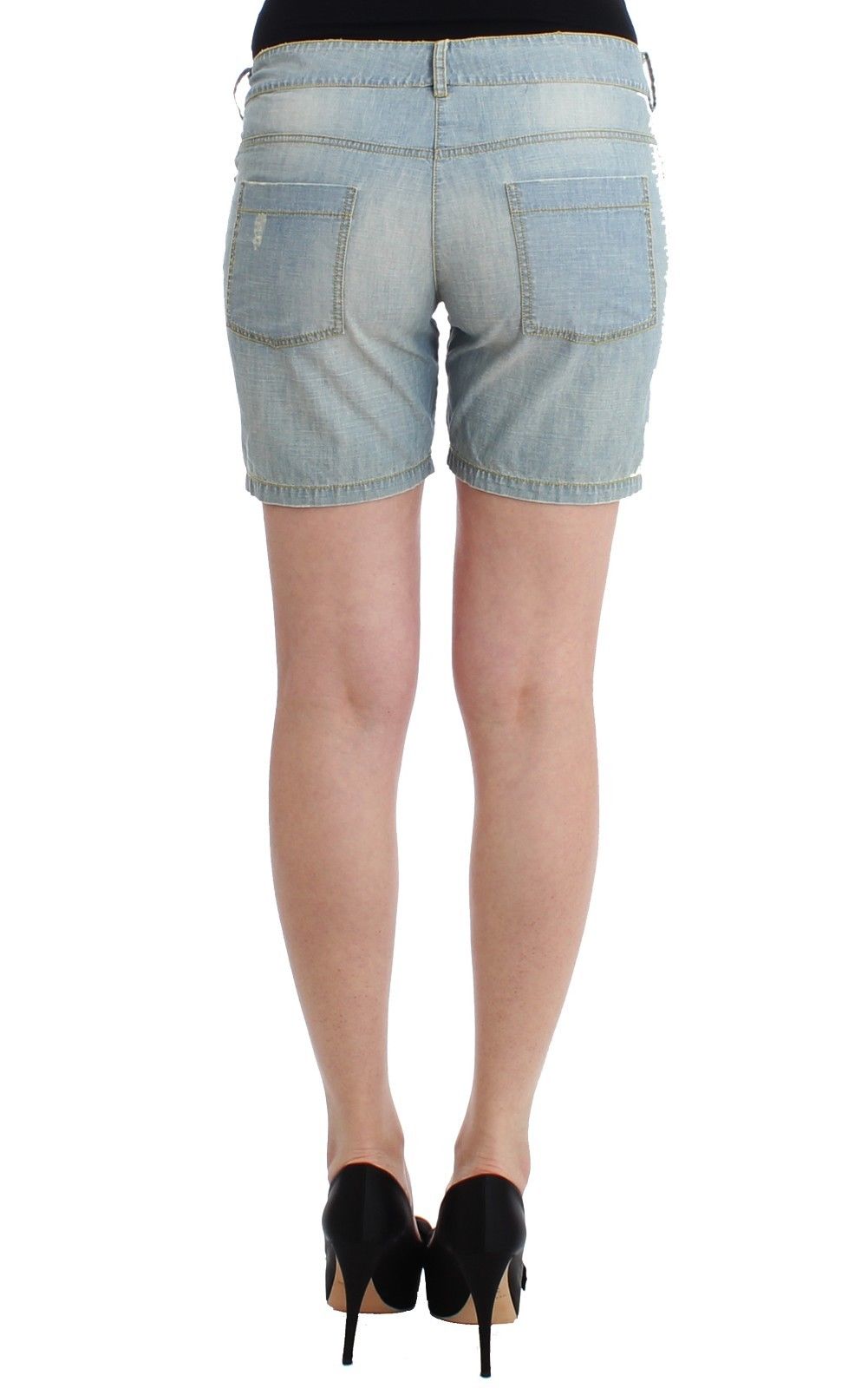 Chic Blue Denim Shorts - Ermanno Scervino Ermanno Scervino