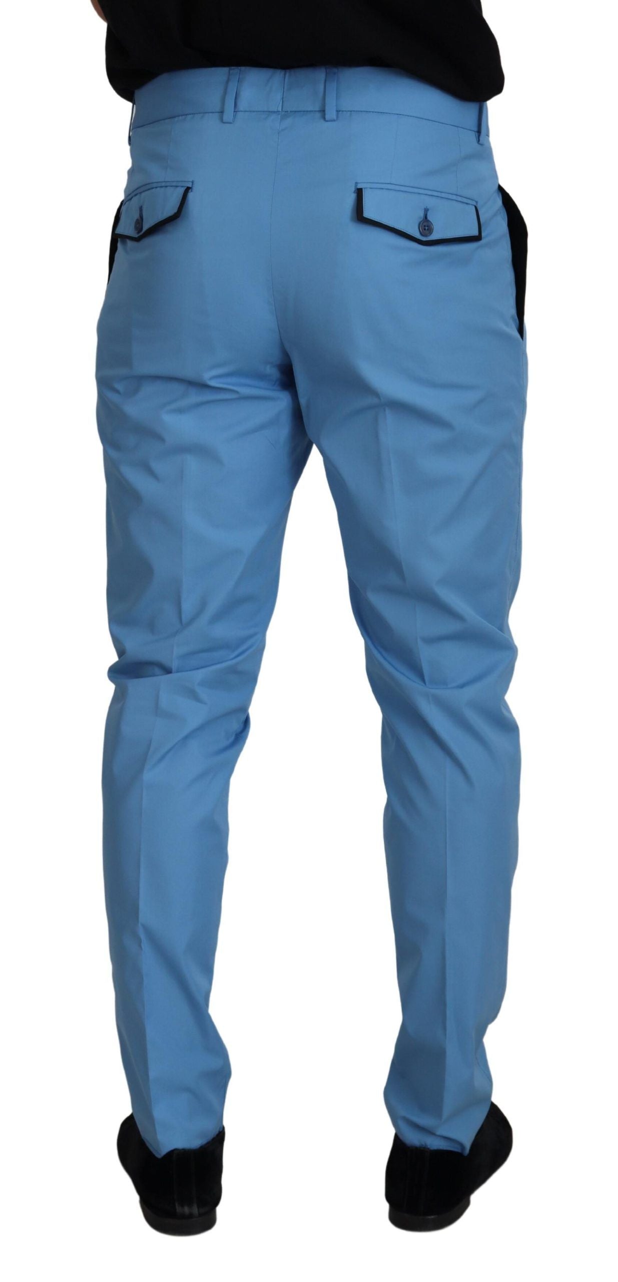 Dolce & Gabbana Elegant Slim Fit Chinos - Indulge in Italian Luxury Dolce & Gabbana