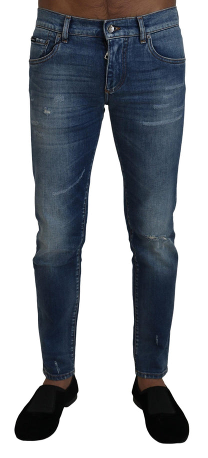 Dolce & Gabbana Elegant Slim Fit Italian Denim Jeans Dolce & Gabbana