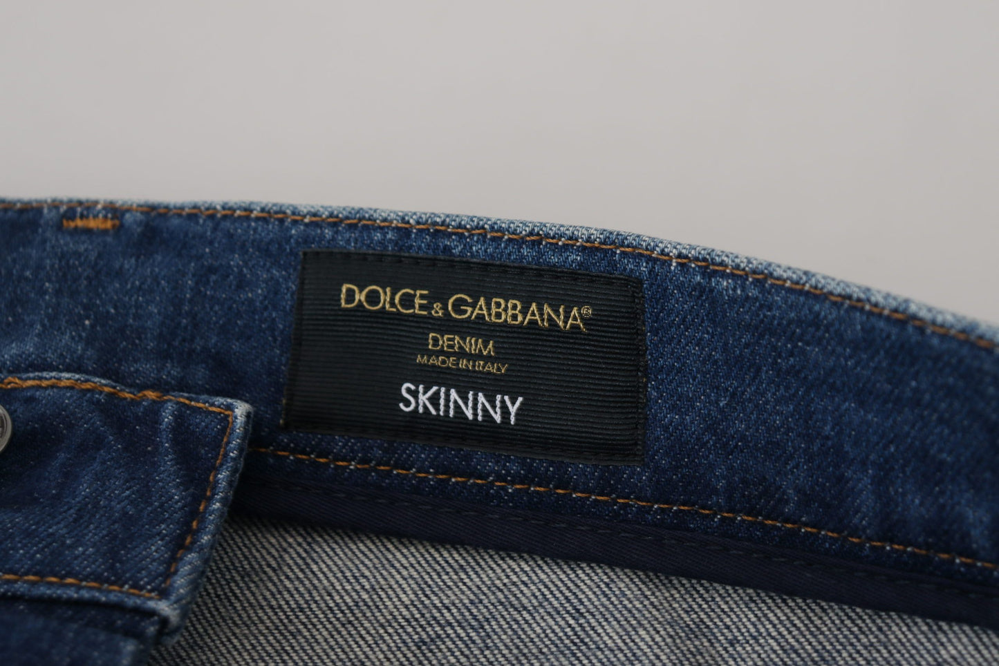 Dolce & Gabbana Elegant Slim Fit Italian Denim Jeans Dolce & Gabbana