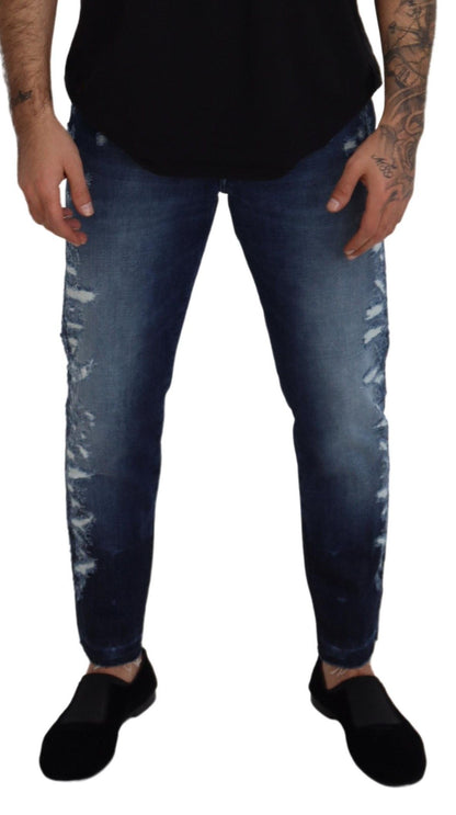 Dolce & Gabbana Elegant Blue Wash Regular Fit Jeans Dolce & Gabbana