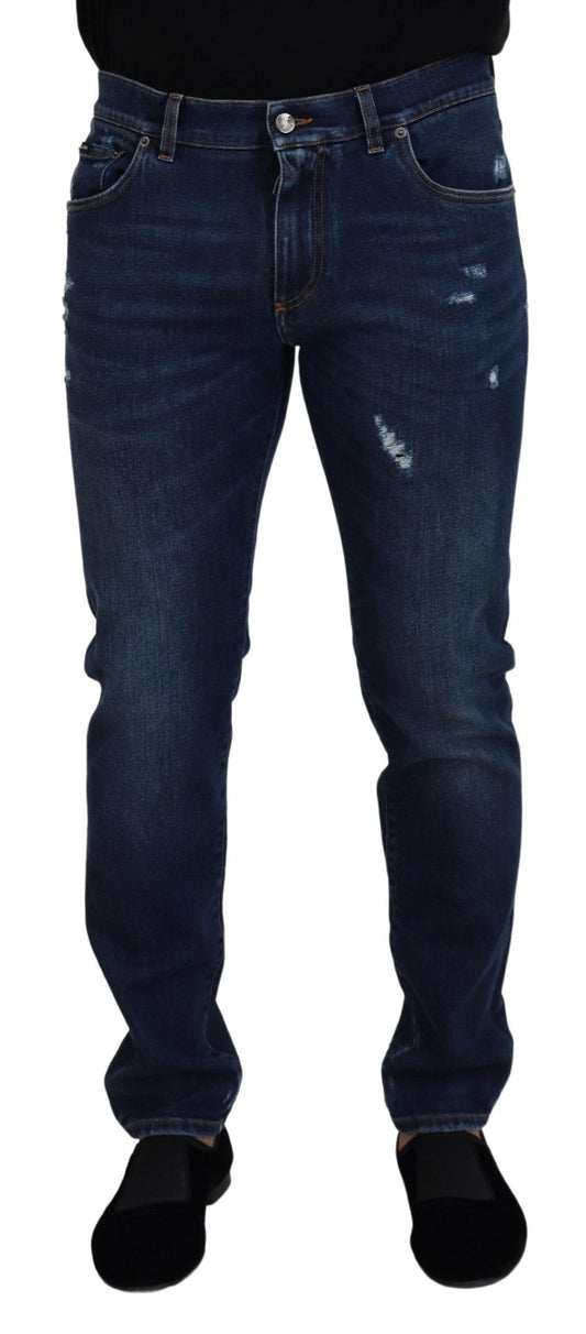 Dolce & Gabbana Chic Slim Fit Italian Denim Sensation Dolce & Gabbana