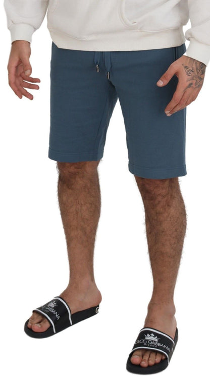 Dolce & Gabbana Elegant Blue Bermuda Shorts - Regular Fit Dolce & Gabbana