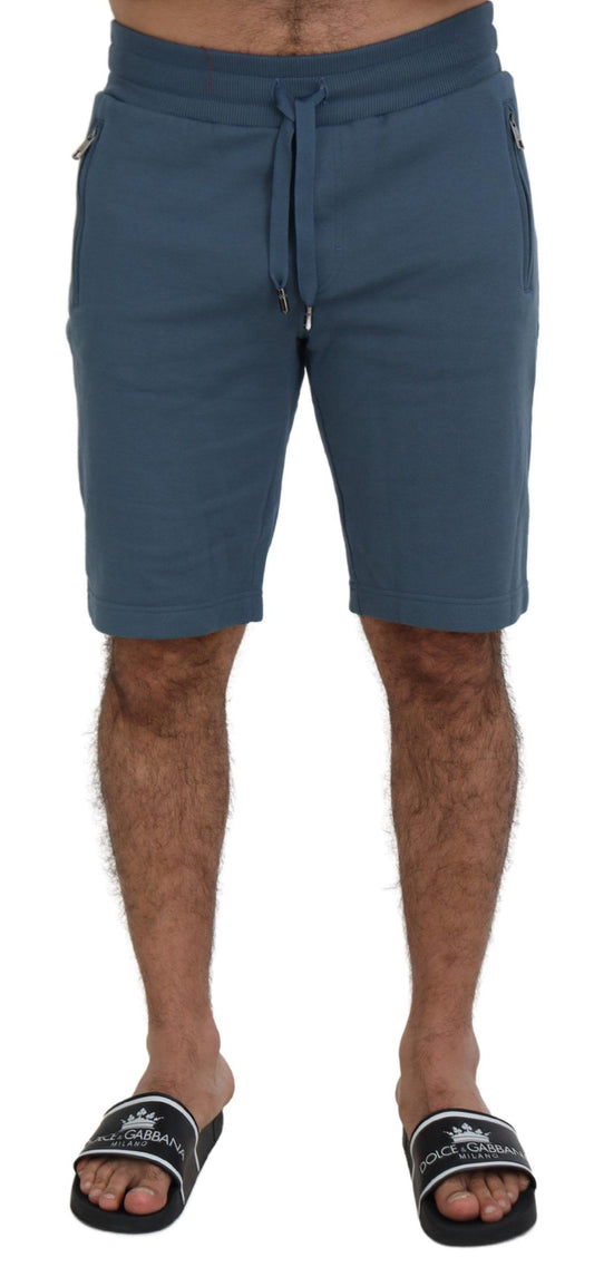 Dolce & Gabbana Elegant Blue Bermuda Shorts - Regular Fit Dolce & Gabbana