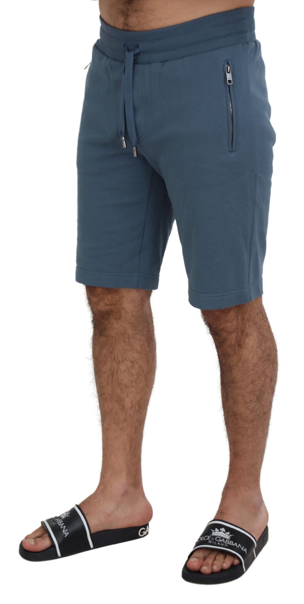 Dolce & Gabbana Elegant Blue Bermuda Shorts - Regular Fit Dolce & Gabbana