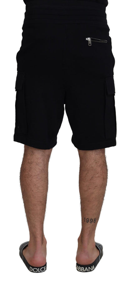 Dolce & Gabbana Elevate Your Summer: Classic Black Bermuda Shorts Dolce & Gabbana