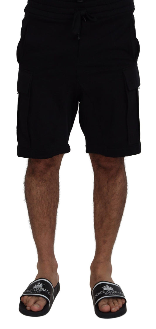 Dolce & Gabbana Elevate Your Summer: Classic Black Bermuda Shorts Dolce & Gabbana